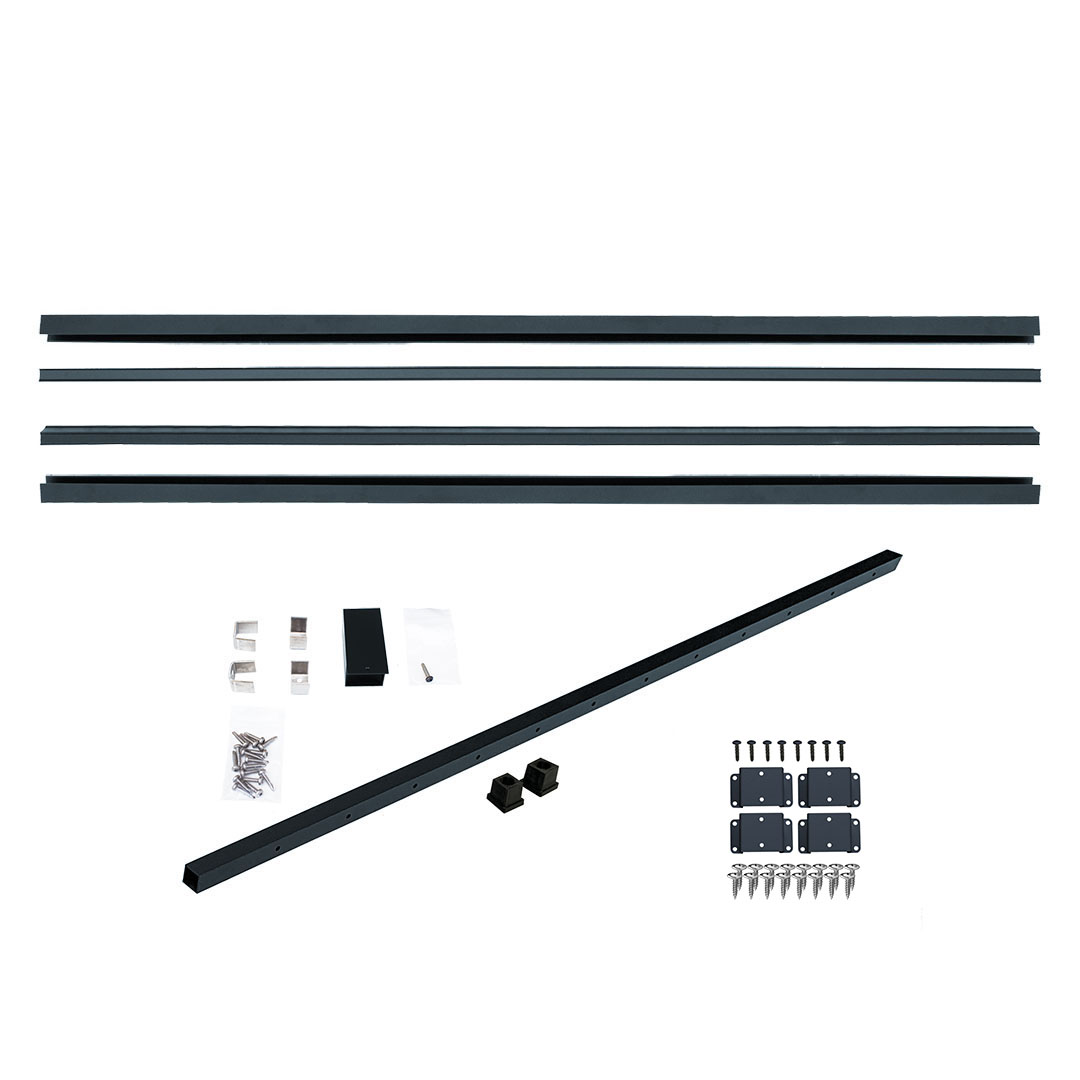 6-foot Horizontal Cable Full Frame Drink Rail Kit